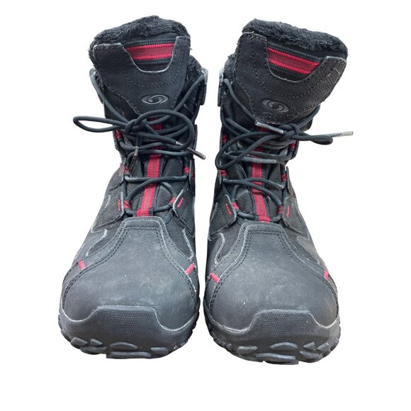Salomon Thinsulate waterproof Womens black Winter Boots size 5.5 SKU 9002 - Picture 8 of 15